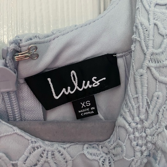 Lulu’s Love Poem Mini Dress, light blue - Picture 6 of 6